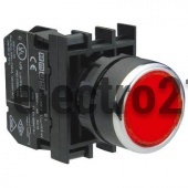 Кнопка с подсветкой-светодиод  красная B262DК - Купить Кнопка с подсветкой-светодиод  красная B262DК с доставкой по России. 