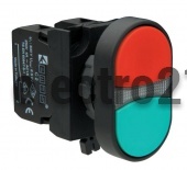 Кнопка сдвоенная красно-зеленая (2НО) (CP) CP101K20KY - Купить Кнопка сдвоенная красно-зеленая (2НО) (CP) CP101K20KY с доставкой по России. 