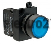 Кнопка нажимная круглая синяя CP202DM (2НЗ) - Купить Кнопка нажимная круглая синяя CP202DM (2НЗ) с доставкой по России. 