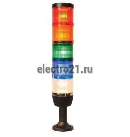 Сигнальная колонна 70 мм, красная, желтая, зеленая, белая, синяя,  220 В, светодиод LED - Купить Сигнальная колонна 70 мм, красная, желтая, зеленая, белая, синяя,  220 В, светодиод LED с доставкой по России. 