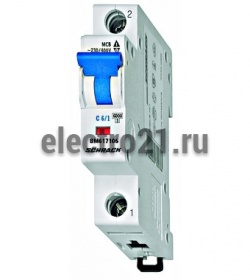 Автоматический выключатель, хар-ка "C", 1 пол, 6А, 6кА BM617106 Автоматические выключатели фото