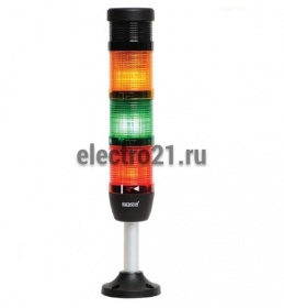 Сигнальная колонна 50 мм, красная, желтая, зеленая, зуммер 24 В, светодиод LED IK53L024ZM03 - Купить Сигнальная колонна 50 мм, красная, желтая, зеленая, зуммер 24 В, светодиод LED IK53L024ZM03 с доставкой по России. 
