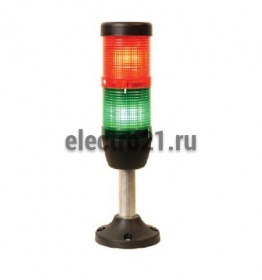 Сигнальная колонна 50 мм, красная, зеленая,  220В, светодиод LED  - Купить Сигнальная колонна 50 мм, красная, зеленая,  220В, светодиод LED  с доставкой по России. 