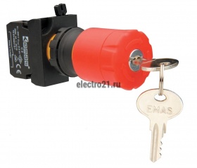 Кнопка аварийная с ключом (1НЗ) (CP) CP200EA30 - Купить Кнопка аварийная с ключом (1НЗ) (CP) CP200EA30 с доставкой по России. 