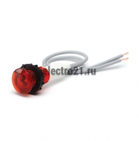 Сигнальная арматура 10мм красная подсветка-светодиод 24B с силик. кабел.  S100LK2 - Купить Сигнальная арматура 10мм красная подсветка-светодиод 24B с силик. кабел.  S100LK2 с доставкой по России. 