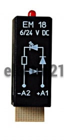 Светодиод красный 6-24 В пост. тока с защитным диодом  YMLRD024-A Аксессуары